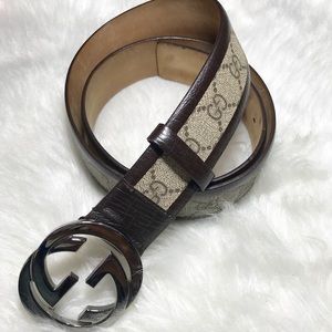 Authentic Gucci belt Sz 95cm brown